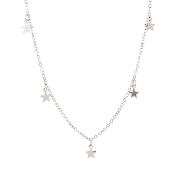 Wholesale gold alloy pentagram necklace JWE-NE-A305