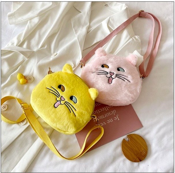 Wholesale love cat Plush bag JWE-SD-KR022