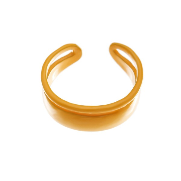 Wholesale macaroon candy color J metal irregular ring JWE-RS-e048