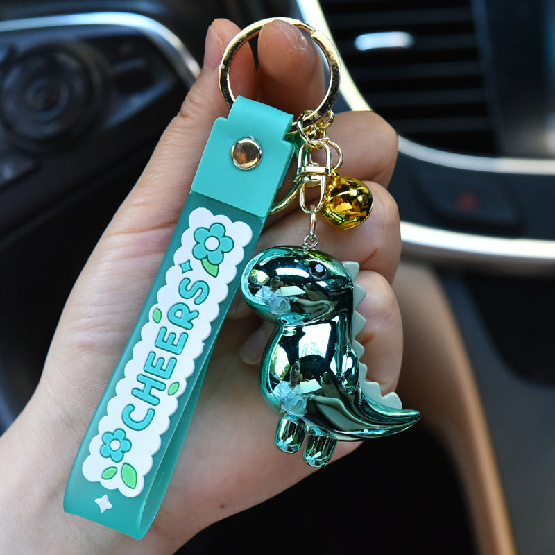 Wholesale metal colorful dinosaur keychains JWE-KC-WQK027