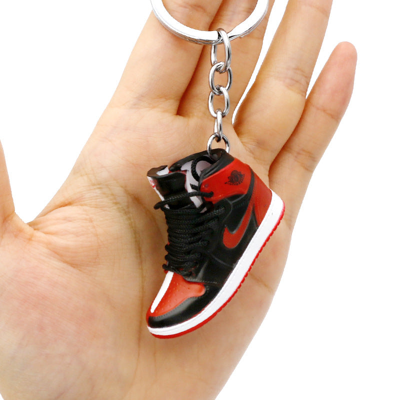 Wholesale model basketball shoes PVC keychains JWE-KC-QLP004