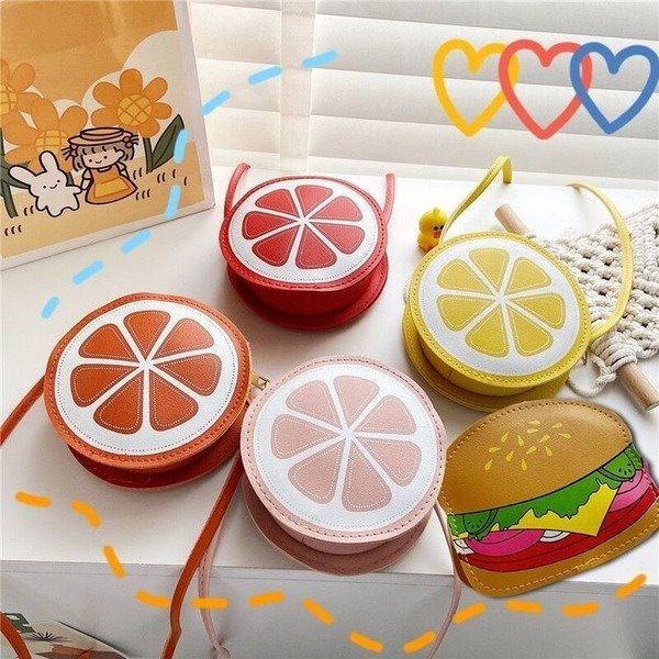 Wholesale PU lemon hamburger bag JWE-SD-KR024