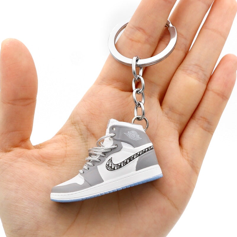 Wholesale PVC model basketball shoes keychains (F) JWE-KC-QLP001