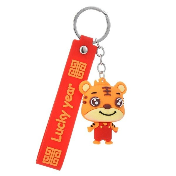 Wholesale resin little tiger doll keychain JWE-KC-WS056