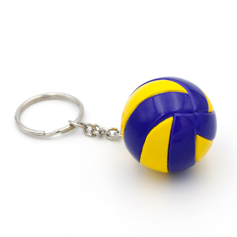 Wholesale volleyball PVC KeyChains JWE-KC-QLP015